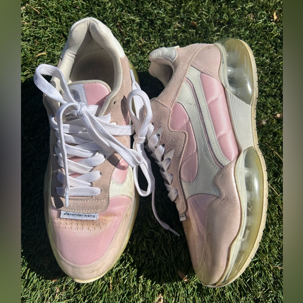 Alexander Wang Awnyc Stadium Low Top Pink Sneaker
